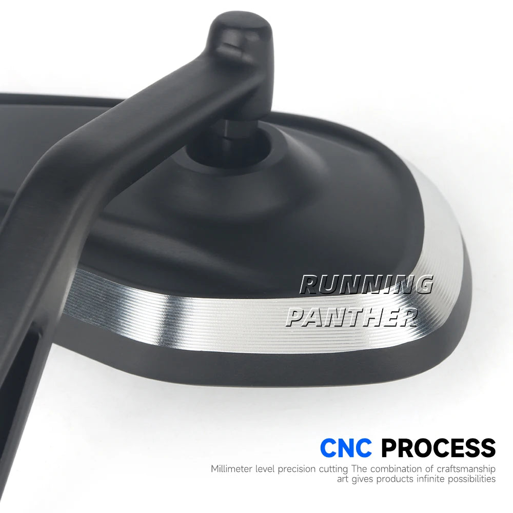 RUNNING PANTHER Triumph Motorcycle Mirror Handlebar Bar-End Rearview Mirror Pair for Street Triple 765 765RS 765R S Speed Triple Rocket 3 Bobber T120 Daytona 660 675