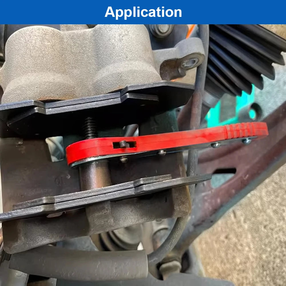 Disc Brake Caliper Ratchet Wrench Piston Spreader Compressor Tool – Brake Caliper Tools – 360° Swing Dual Piston Spreader for Car Motorcycle – S / L – Blue / Red – from $24