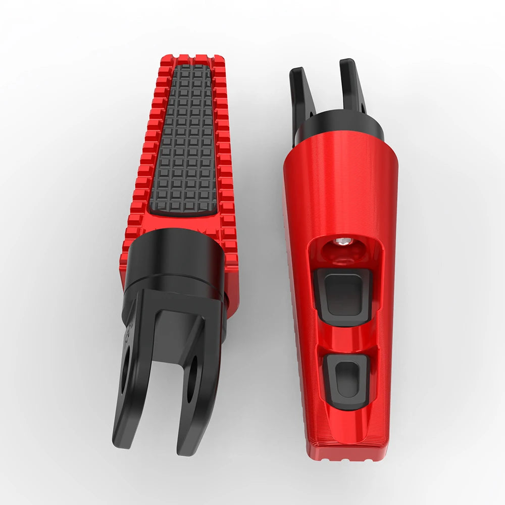 Kawasaki Z650 Anniversary / Z650RS / Z1000SX / ZX-6R / ZX-9R Front Foot Pegs – Adjustable 360° or Straight – CNC Aluminum + Rubber – 7 Colors – $75–$90