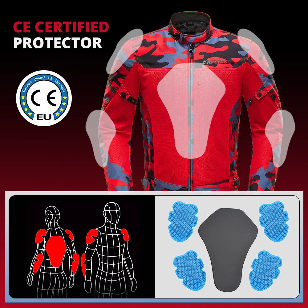 Lightweight Biker Jacket with Basic Protection