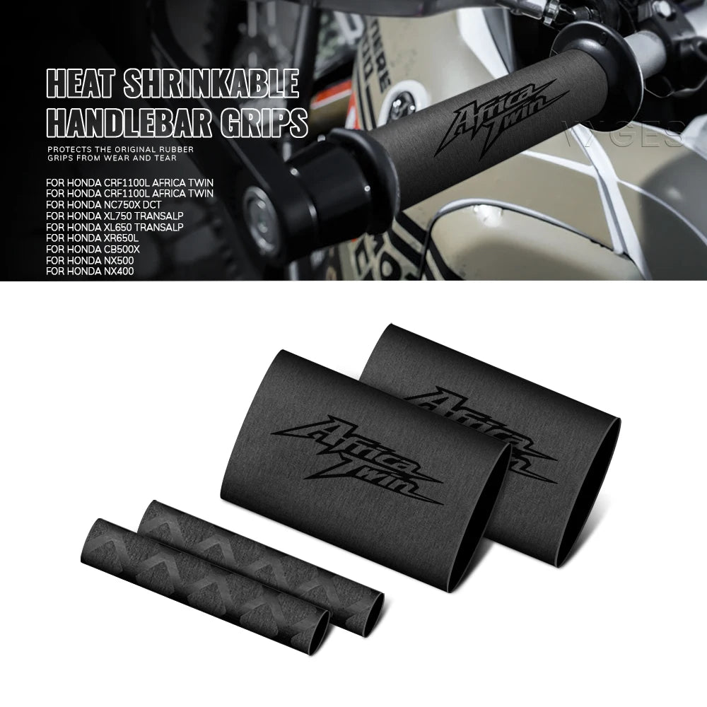 Honda CRF1100L / CRF1000L Africa Twin / NC750X / XL650 / XL750 Transalp / CB500X / NX500 / NX400 / XR650L VYGES Heat Shrinkable Handlebar Grip & Brake Clutch Lever Cover – 10 Variants – $10