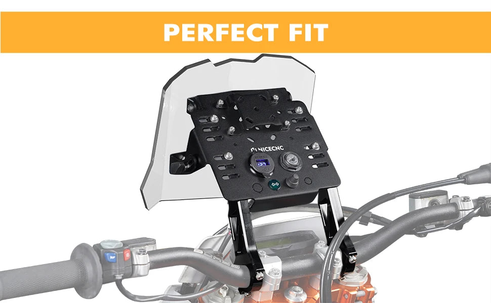 GPS Mount Bracket – Mini Fairing Kit for KTM 690, EXC & Husqvarna 701