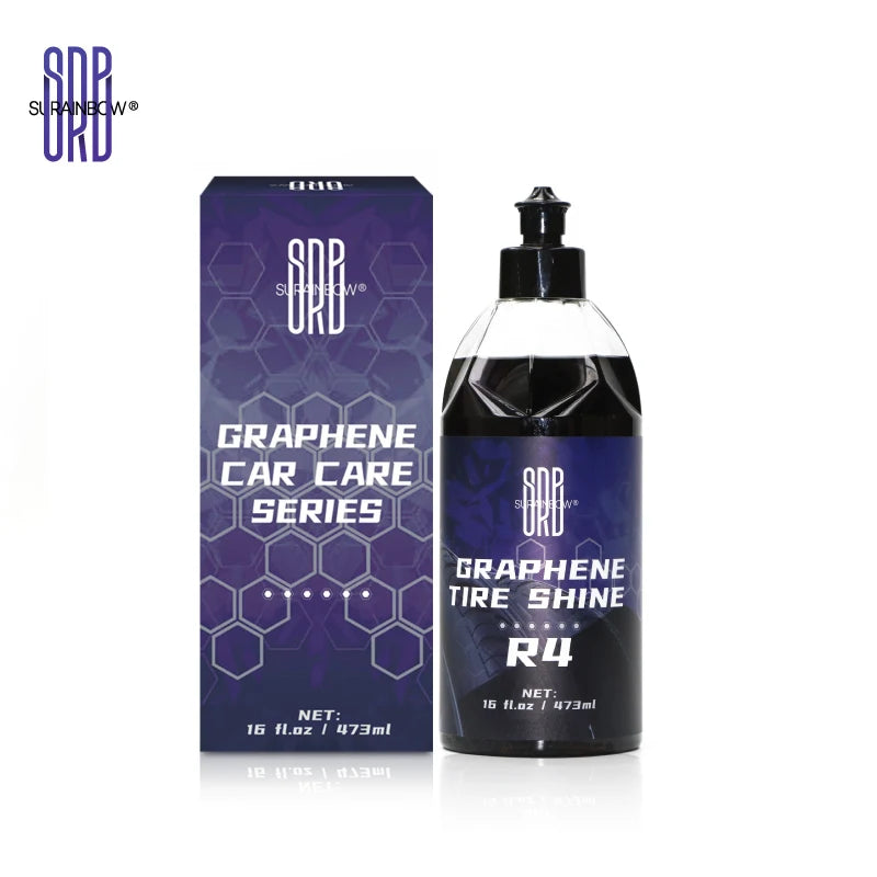 Graphene Acrylic Tire Shine Spray Coating – No Sling Long-Lasting Deep Black UV Protection Dirt Repellent – 100ml / 473ml – $10–42