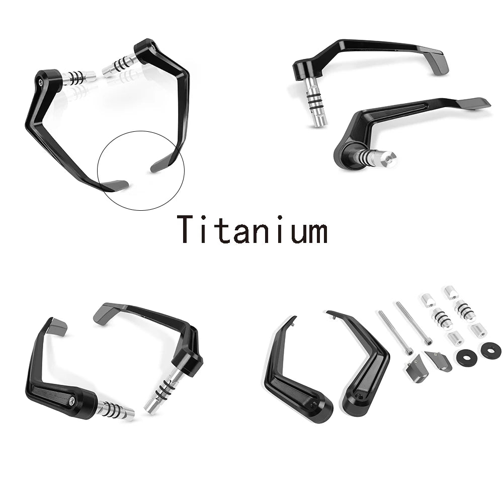 Universal 7/8" 22mm Handlebar Brake & Clutch Lever Guard – CNC Aluminum – Kawasaki / Honda / Yamaha / BMW / Suzuki / Ducati – 7 Colors – $42–$47