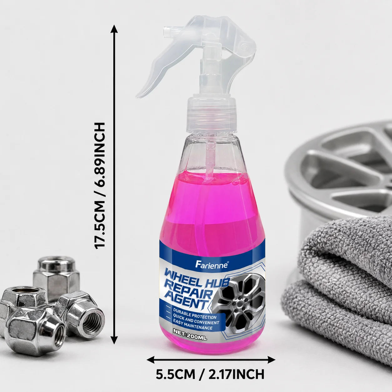 FARIENNE Auto Aluminum Wheel Cleaner
