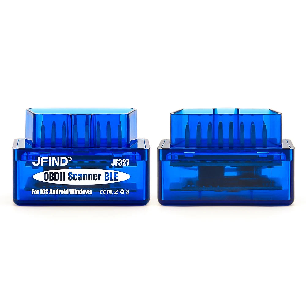 JFIND JF327 OBD2 Scanner – Bluetooth 5.1 – iOS + Android – Car + Motorcycle – Yamaha Honda Fault Code Reader – $16