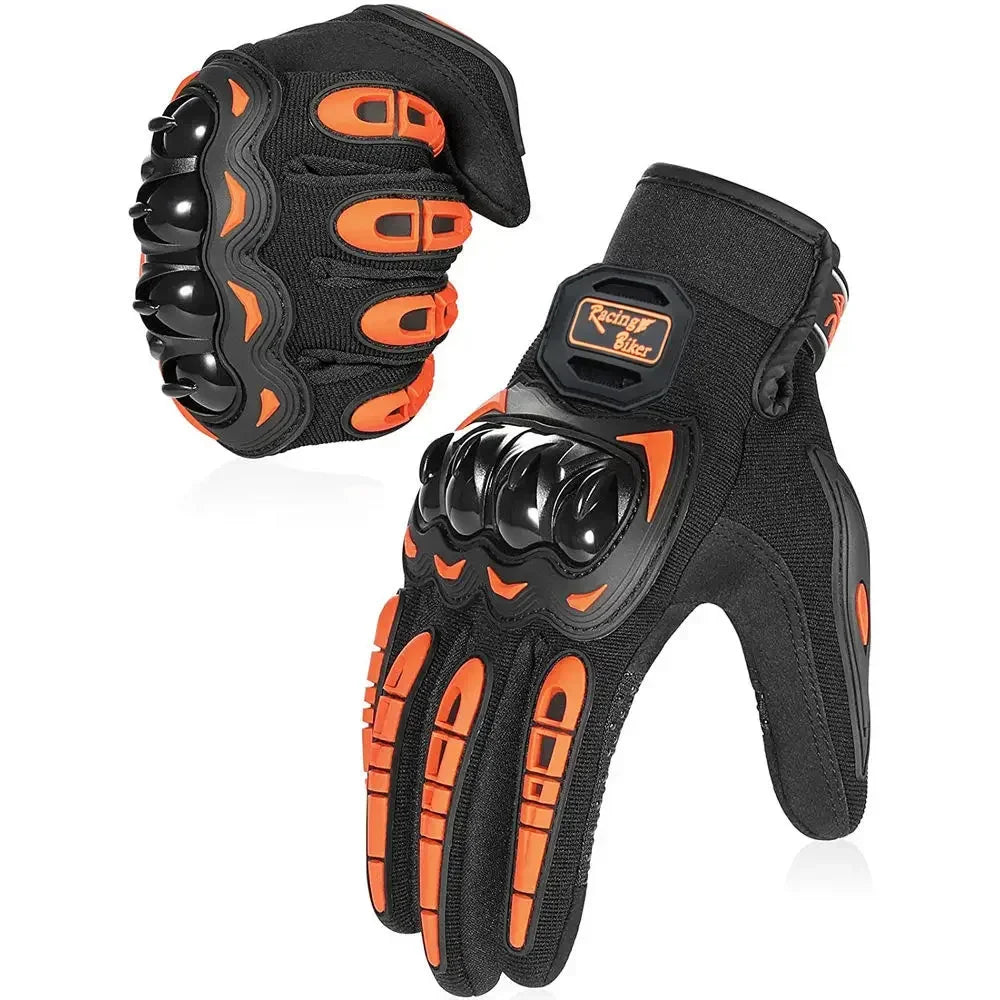 Hard Knuckle Motorcycle Gloves