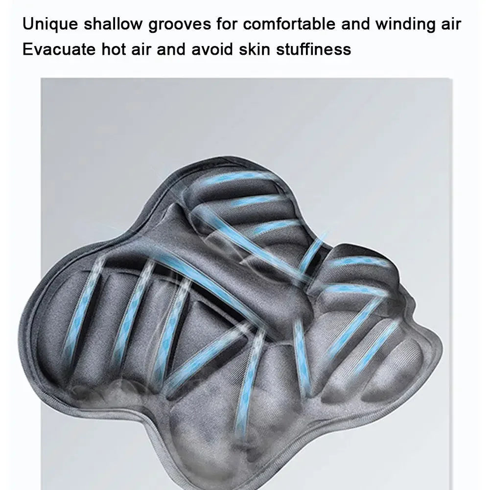Motorcycle Seat Cushion – 3D Gel Pad Breathable Shock-Absorbing Cover