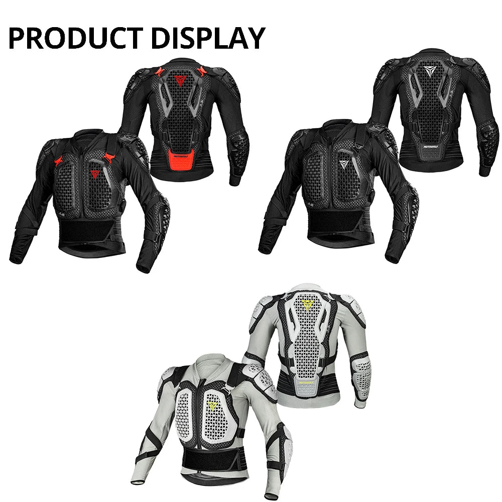 Motorcycle Jacket Men Women Riding Protective Gear