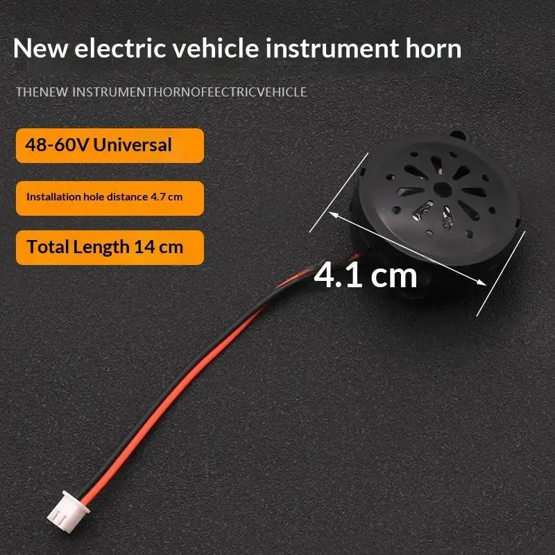 Motorcycle Horn – 48V/60V E-Bike Instrument Kit