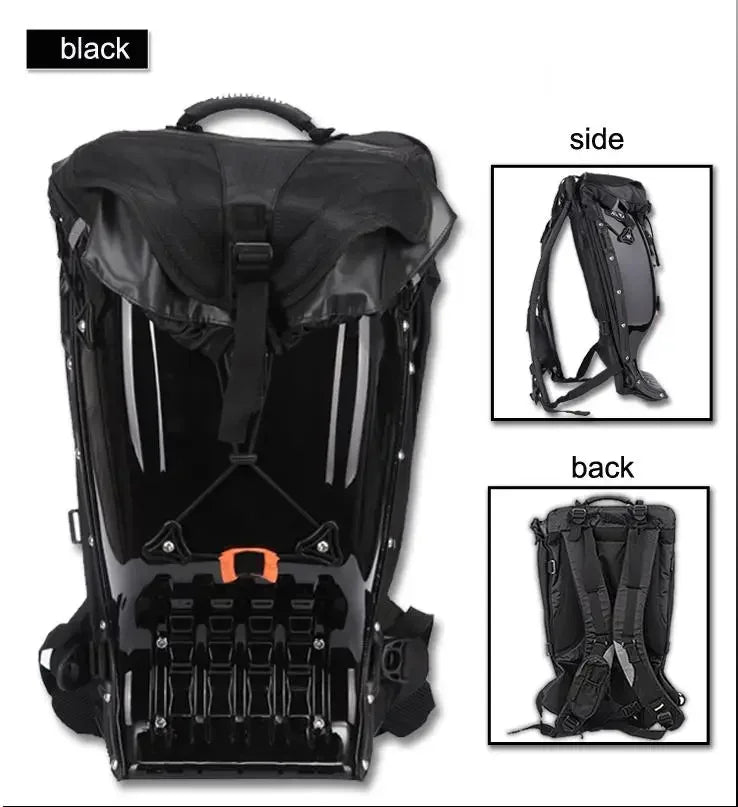 Motorcycle Backpack – 25L Hard Shell Waterproof Racing Backpack