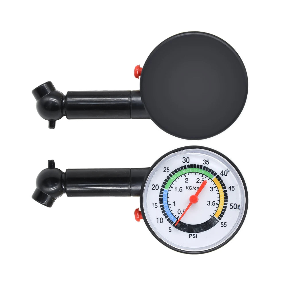 Tire Pressure Gauge – Dial Meter Tire Pressure Tester for Car, Motorcycle, Truck & Bike