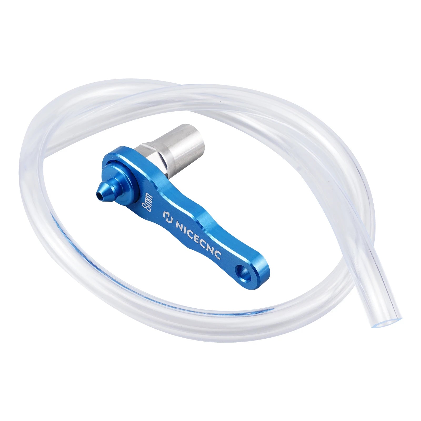 Motorcycle ATV UTV 8mm Mini Hydraulic Brake & Clutch Bleeder Tool – Brake Bleeding Tools for KTM Yamaha Raptor 700 YFZ Polaris RZR CanAm X3 Arctic Cat – Black / Blue – $23