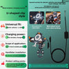 Metal Shockproof Motorcycle Phone Holder 4 Vibration Dampener 15W Wireless Charger Fast Charging Motorbike Bicycle Bike Stand