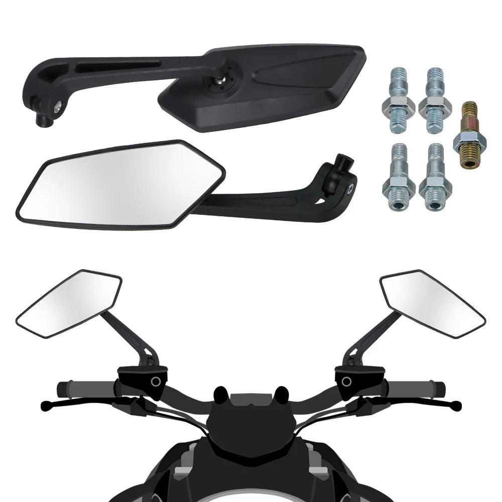 Bar End Motorcycle Mirrors