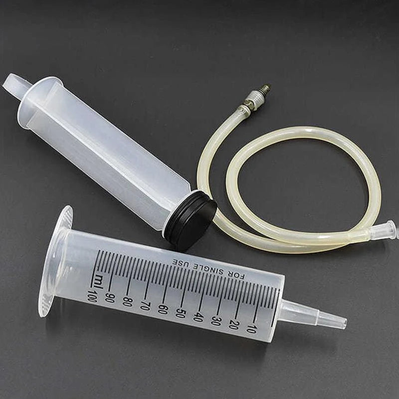 Motorcycle Disc Brake Hose Air Bleeding Tool – Brake Bleeding Tools Hydraulic Fluid Brake Pump Caliper Repair Vacuum Injector – 60ml / 100ml – $20