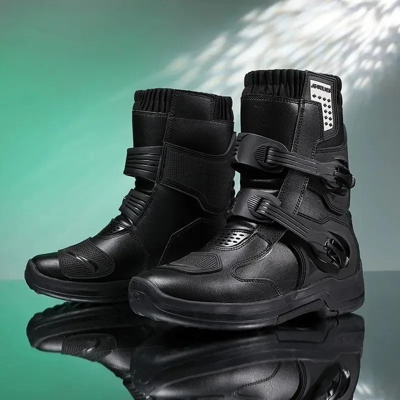 Riding Boots – Waterproof Anti-Slip Off-Road Motorcycle Boots for Outdoor Riding