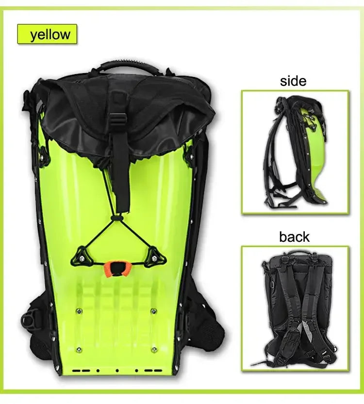 Motorcycle Backpack – 25L Hard Shell Waterproof Racing Backpack