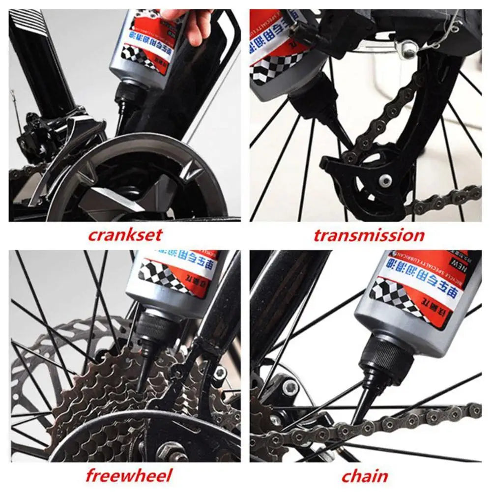 Teflon Dry Lube Chain Oil 100ml – MTB Road Mountain Bike – Fork Flywheel Chain Brake – Dust-Proof Waterproof Anti-Rust Anti-Wear – $12