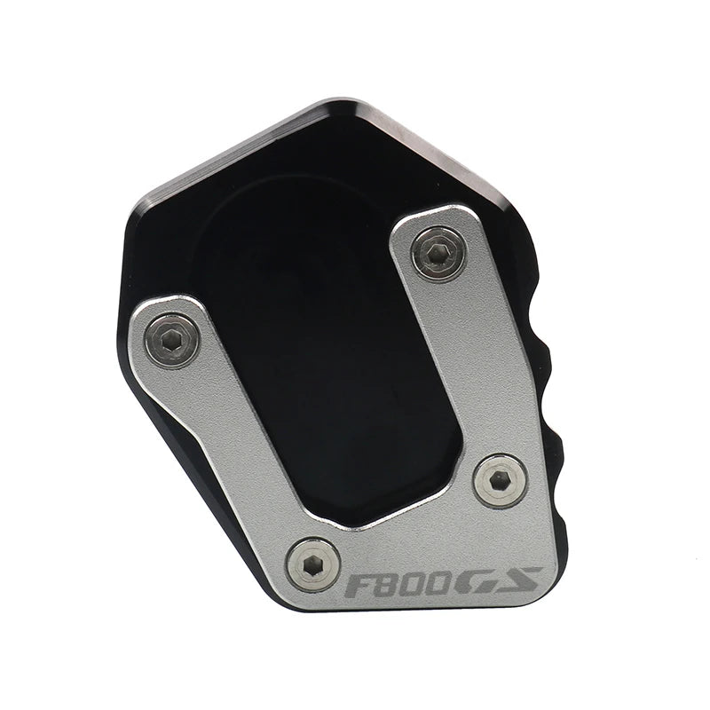 For BMW F800GS F 800GS F800 GS 2024 2025 Motorcycle CNC Kickstand Foot Side Stand Extension Pad Support Plate – YOLENSE CNC Aluminum F800GS Logo No Logo Black Silver Gray Titanium