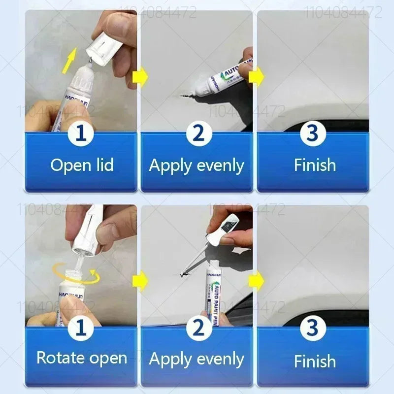 Honda HR-V Paint Touch-Up Repair Pen 12ml – GH1 GH2 RU1 RU2 WV5 (1998–2025) – Crystal Black / Platinum White / Ignite Red / Lunar Silver + More – $15–17