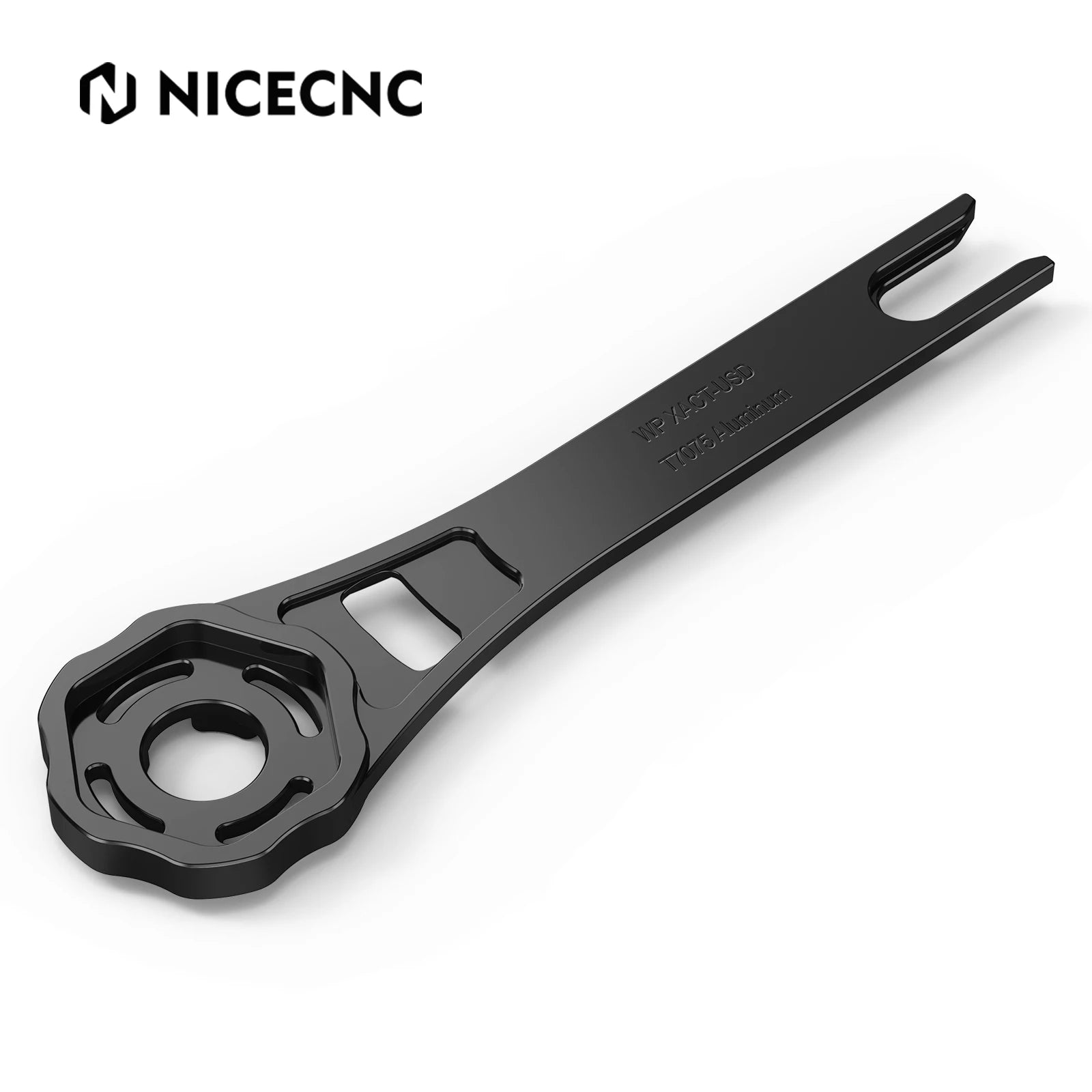 NICECNC 48mm Fork Cap Suspension Tool – WP XACT-USD Closed Cartridge – 7075 Aluminum – KTM / Husqvarna / GasGas 2023–2024 – $39