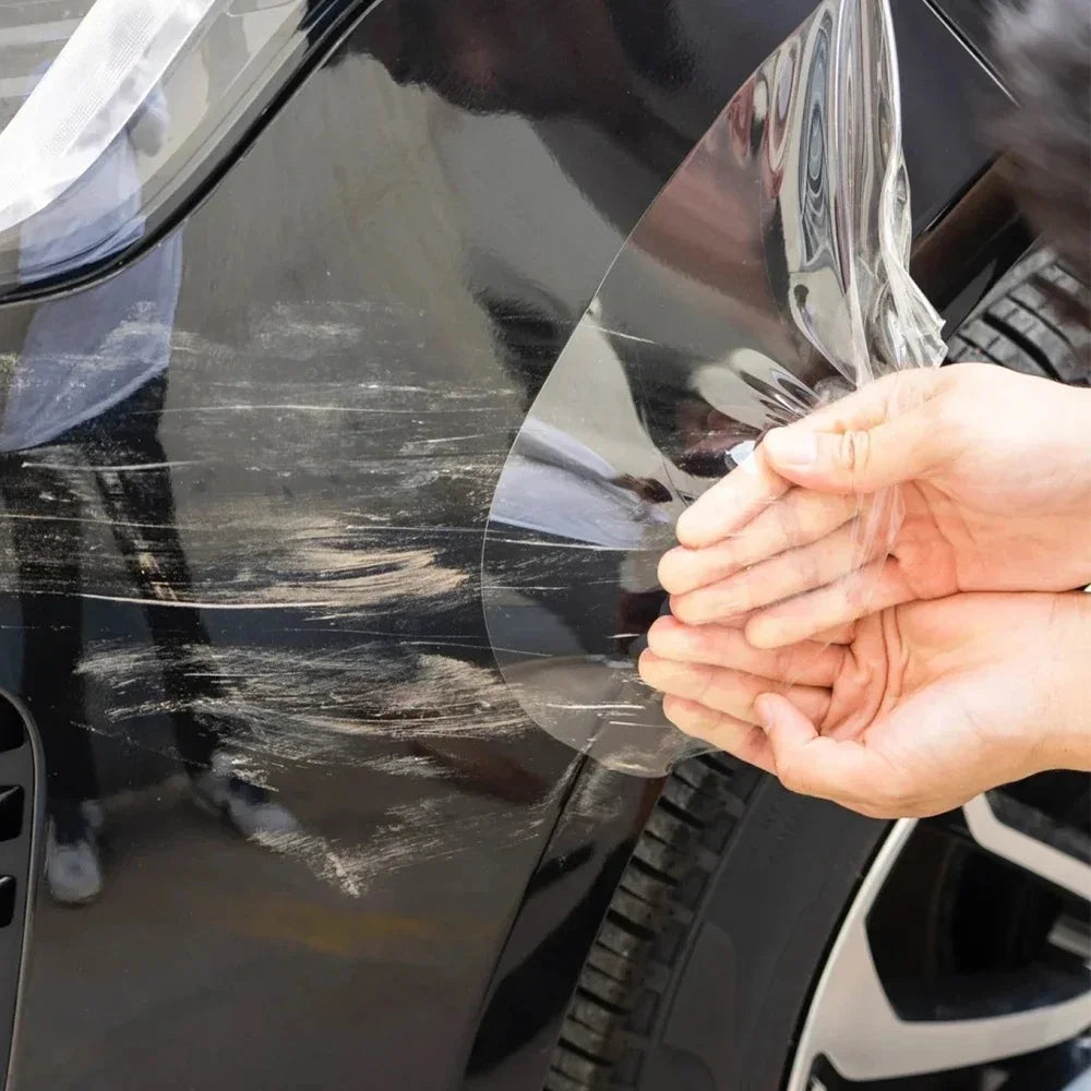 Aomior PPF Paint Protection Film – Glossy Transparent Vinyl Wrap – Car Door Mirror Motorcycle Bicycle – Scratch UV Moisture Protection – 10 / 30 / 50 × 152cm – $16