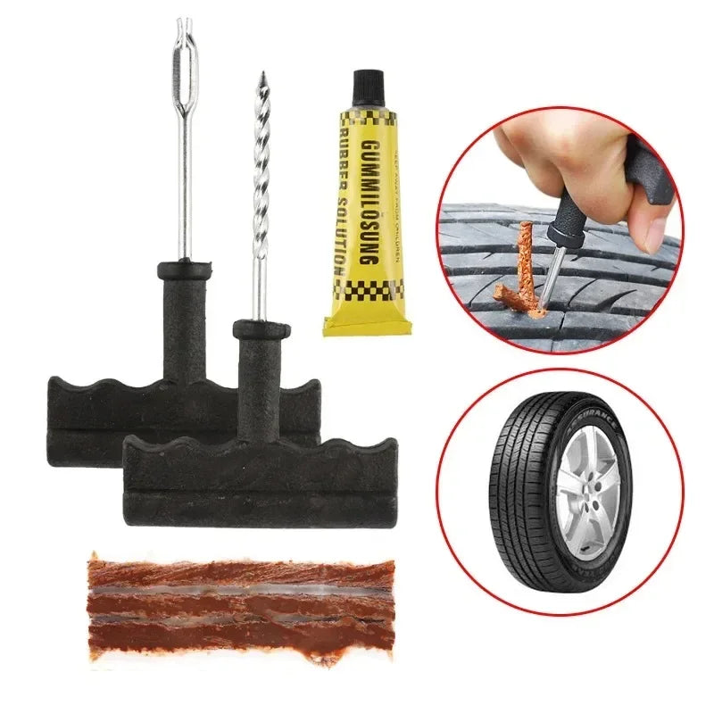 5–50Pcs Tubeless Tyre Puncture Repair Rubber Strips – Car Motorcycle Truck Vacuum Tire Repair – 100×6mm Butyl Rubber – $14