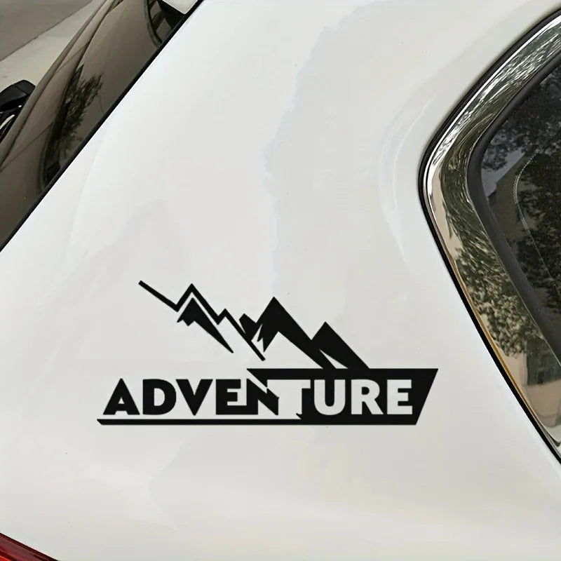 Adventure Motorcycle Top Box Vinyl Decal Sticker – Glossy Black / Carbon Fiber / Matt Black – Waterproof 3-Layer Transfer – for Honda Africa Twin / BMW GS 1200 1250 – 1 or 2 Pieces – $10
