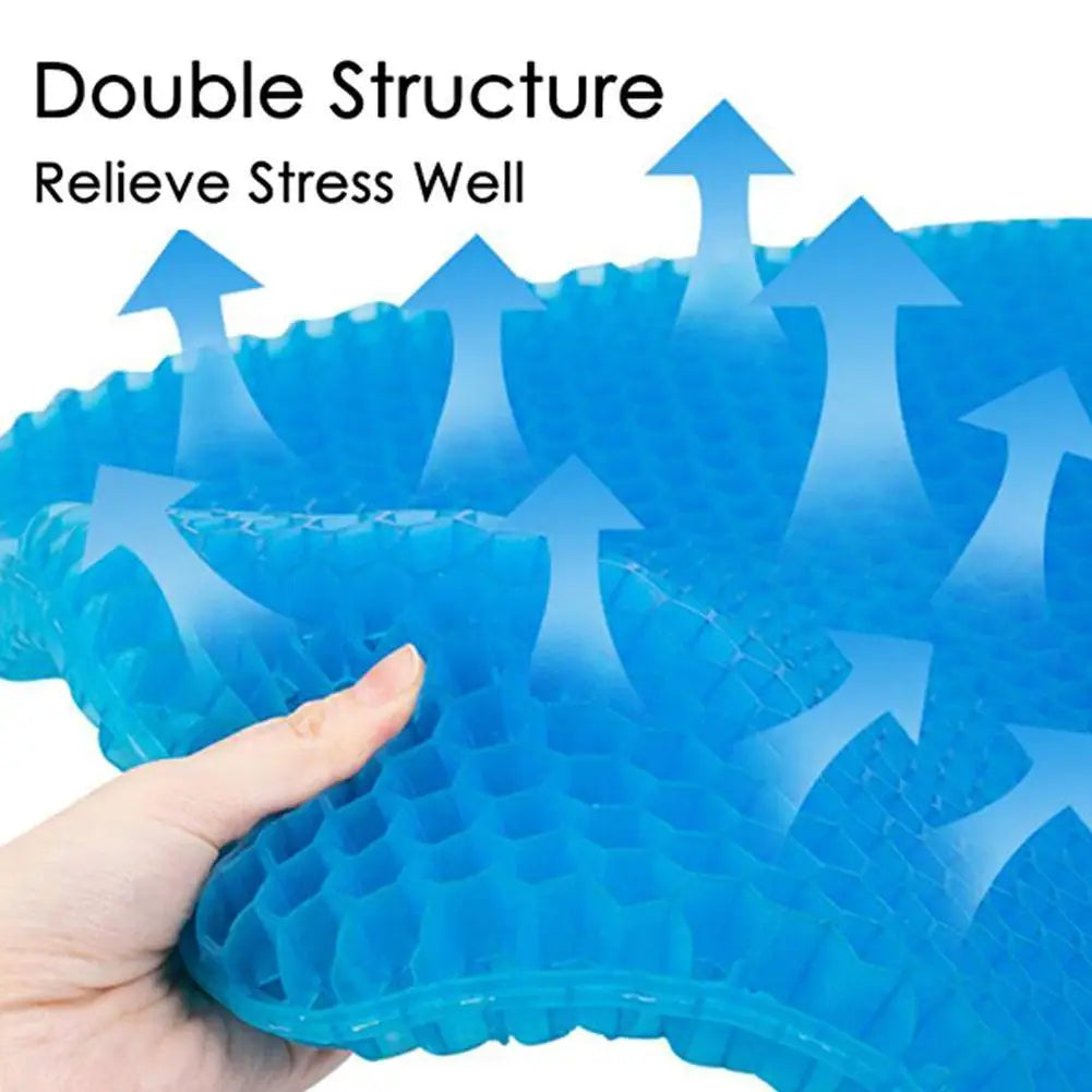 Motorcycle Seat Cushion – Gel Pad Breathable Anti-Slip Heat Insulation