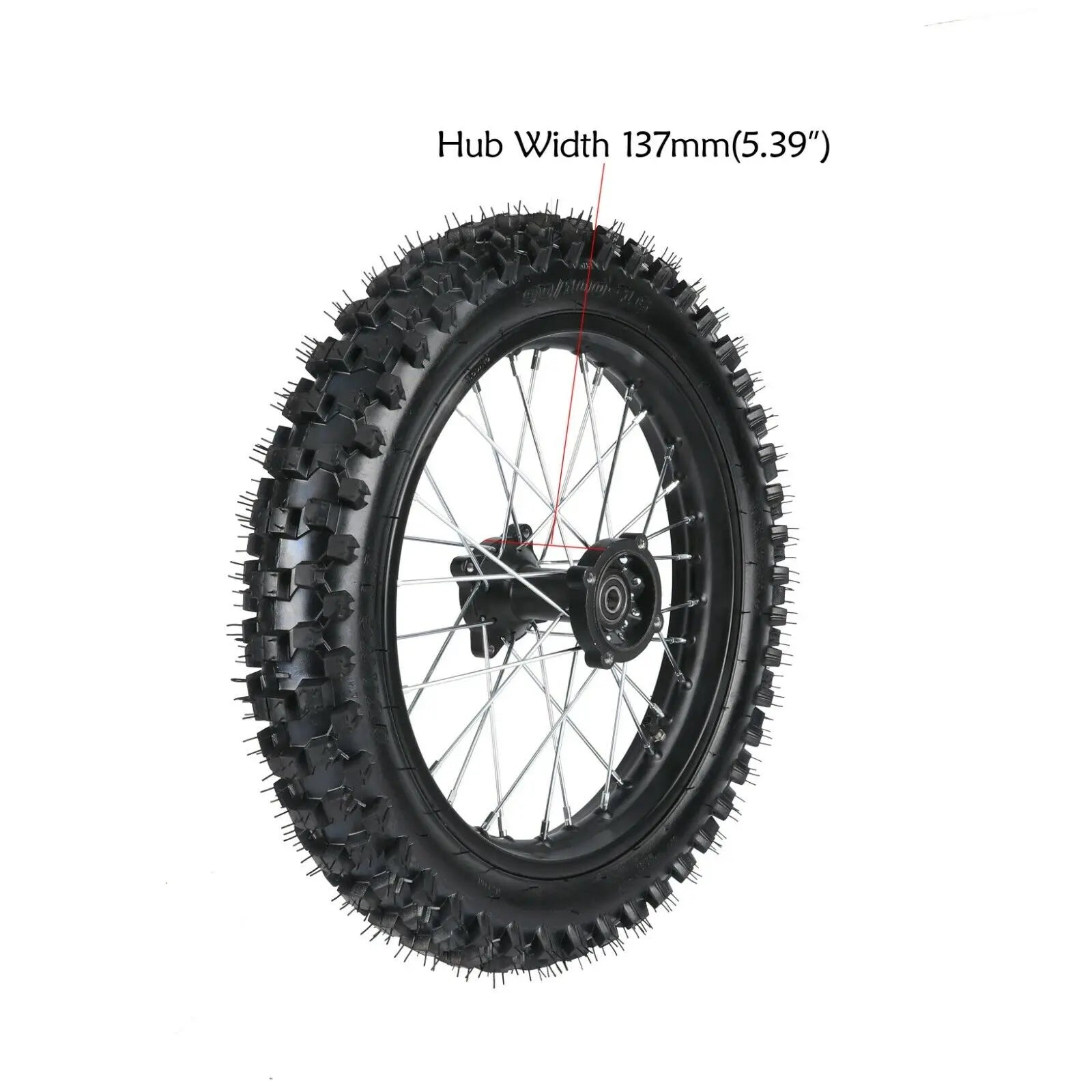 16" Rear Dirt Bike Wheel – 90/100-16 Tire & 1.85x16 Rim for Honda & Apollo 125cc–250cc
