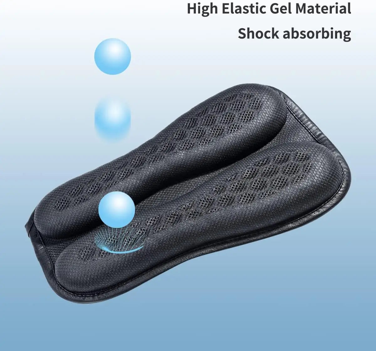 Motorcycle Seat Cushion Shock Absorption Decompression Gel Honeycomb 3D Comfortable Universal Motorcycle Seat Cushion
