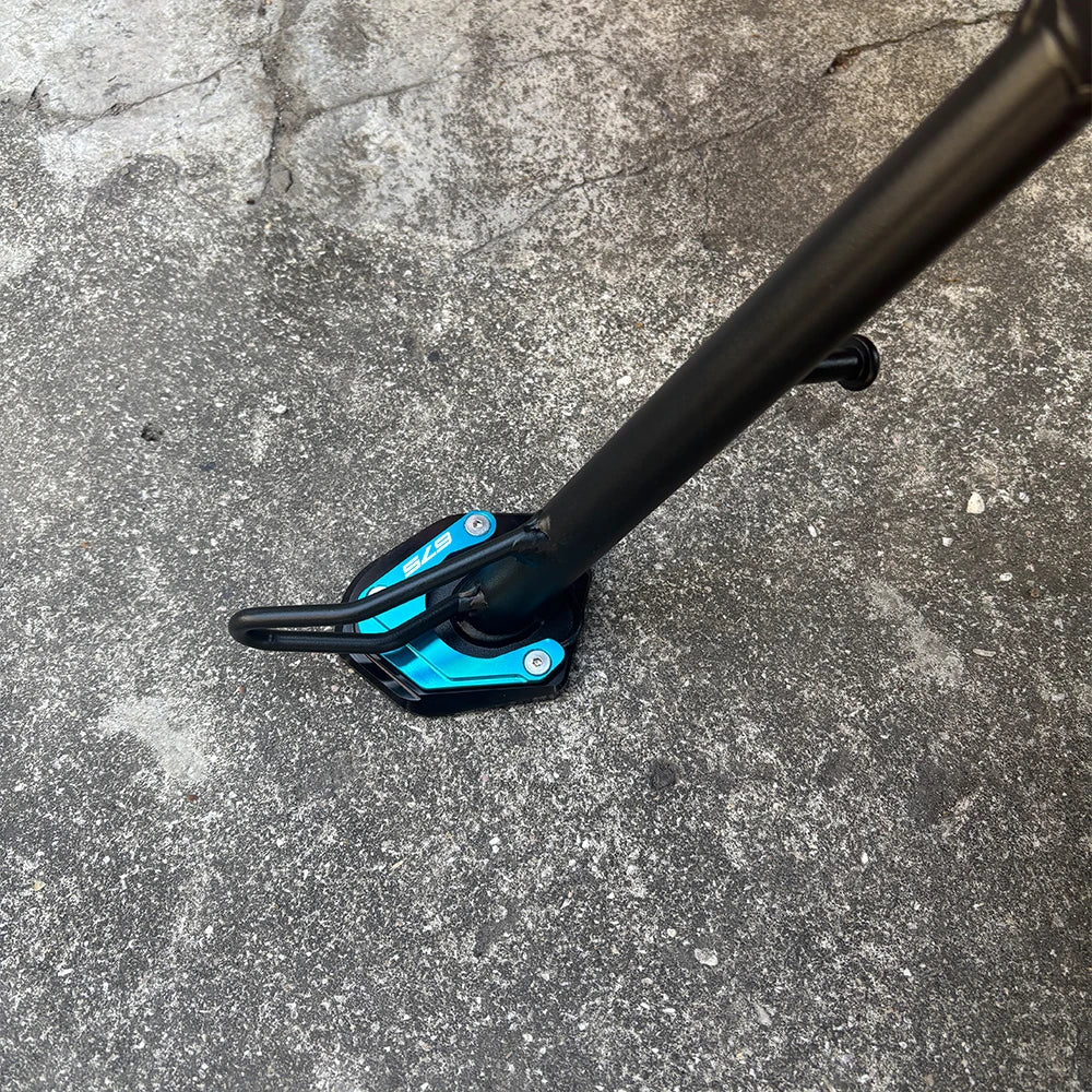 Motorcycle For CFMOTO 675NK 675SR 675SS 675SR-R CF 675 NK SR SS SR-R Aluminum Side Stand Kickstand Enlarger Plate Extension Pad – ZEXDDI CNC Aluminum 6061 Gold Black Sky Blue Blue Grey