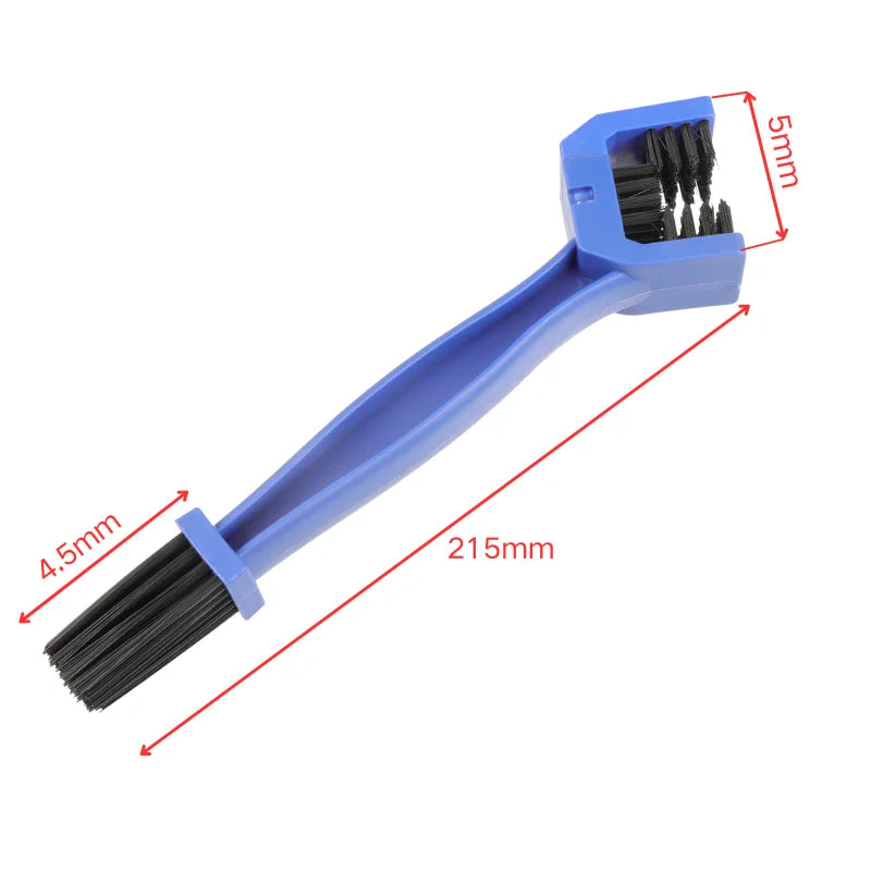Chain Oil Storage Box & Brush Kit – Motorcycle & Bicycle Chain Cleaning Maintenance Organizer – Black / Blue / Orange – $18