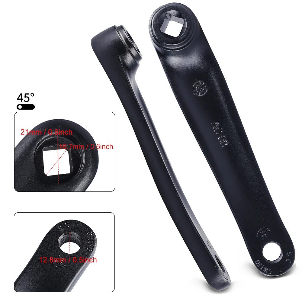 BAFANG Crank Arms for Bafang BBS BBS01 BBS01B BBS02 BBS02B BBS03 BBSHD Electric Bike Mid Drive Motor Conversion Kit