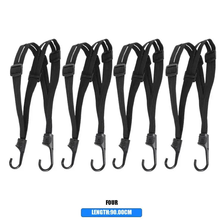 Universal 60cm Motorcycle Luggage Strap Moto Helmet Gears Fixed Elastic Buckle Rope High-Strength Retractable Protective Net