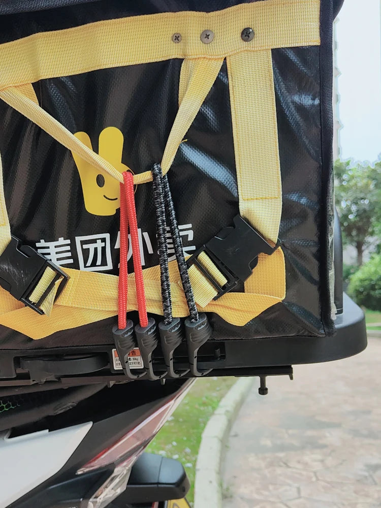 Bungee Straps – 2/4/6PCS Elastic Motorcycle Cargo Straps with Hooks