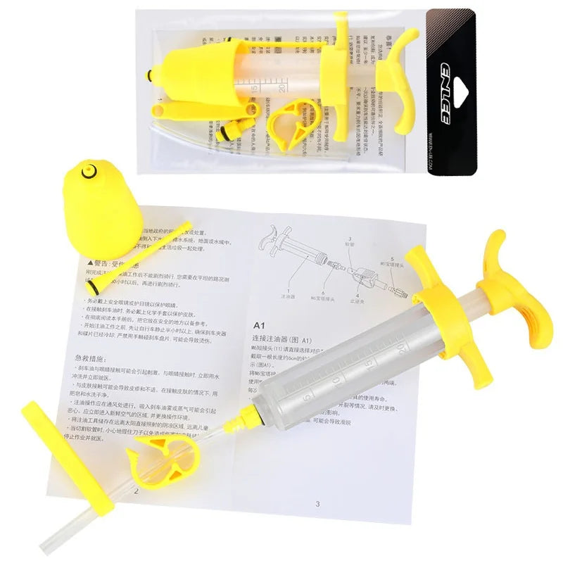 Hydraulic Disc Brake Oil Bleed Kit – Brake Bleeding Tools Oil Change Injection & Refill Tool Universal Injector for Road Bike MTB Brake Service – from $20