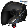 Three Quarter Open Face Helmets with Built In Bluetooth Headset
