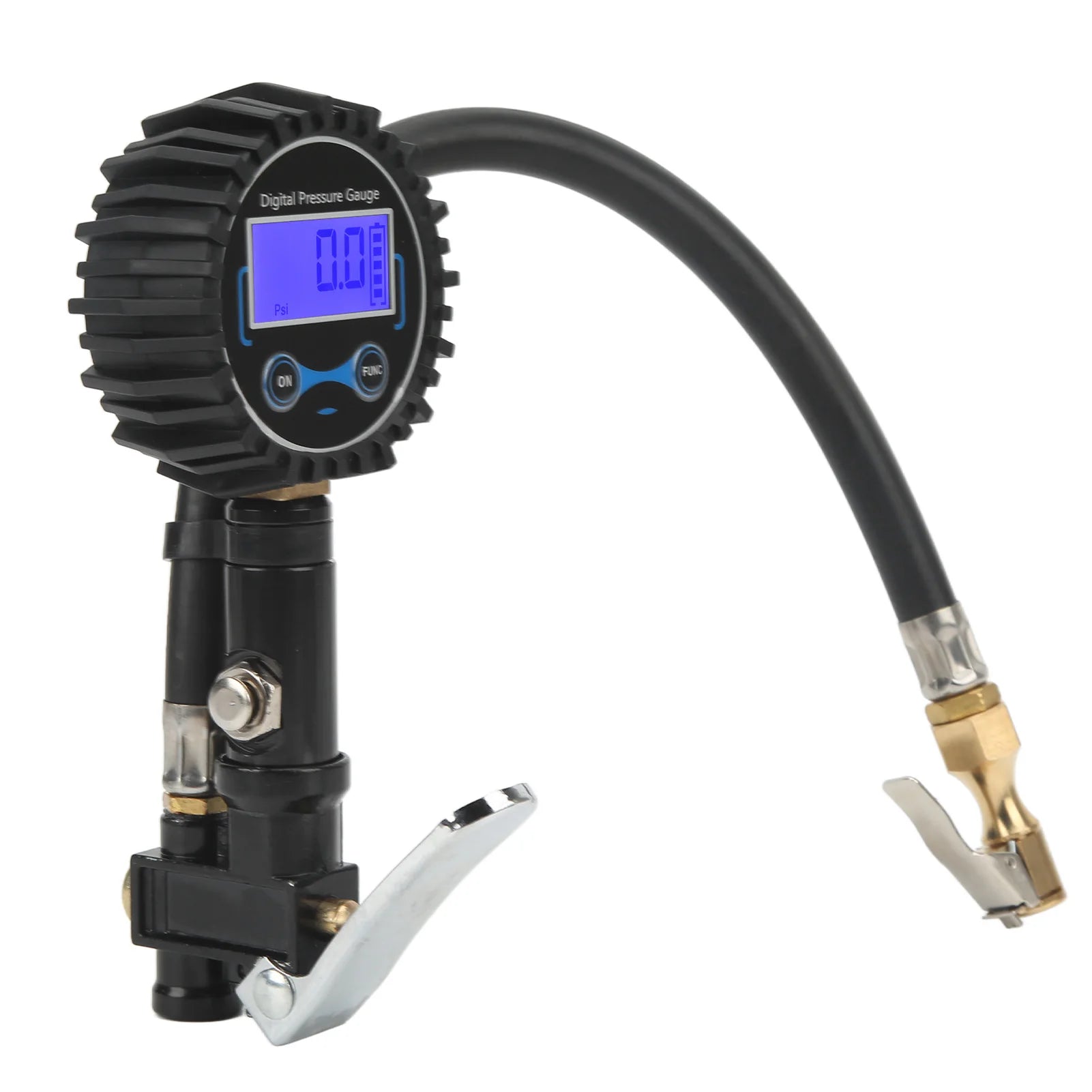 Digital Tire Pressure Gauge – Automatic Shut-Off, 4 Pressure Units & Easy-Read Display