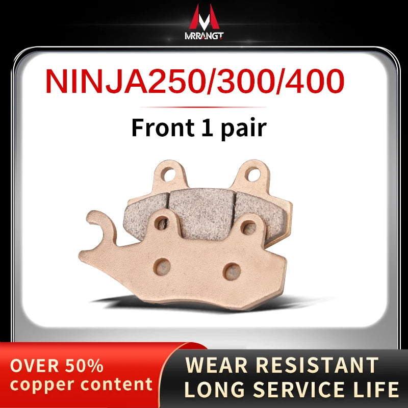 Sintered Metal Brake Pads for Kawasaki Ninja 250 300 400 Z250 Z300 Z800 Z900 Z900RS Z1000 Z1000R – Brake Pad Tools – Front / Rear / Set – from $21