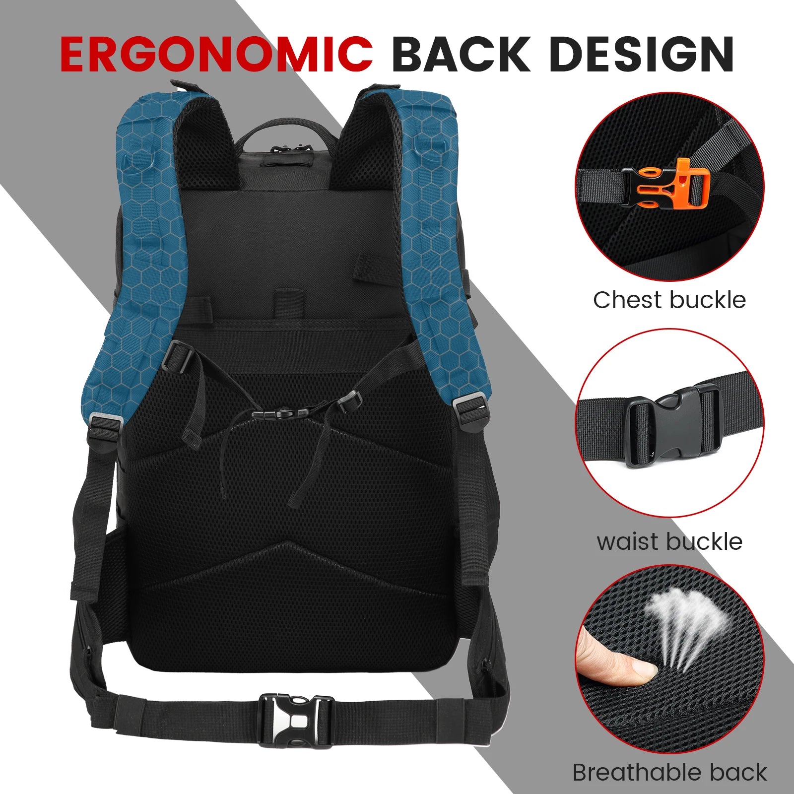 Motorcycle Backpack – 30L Multifunction Helmet & Riding Storage Bag