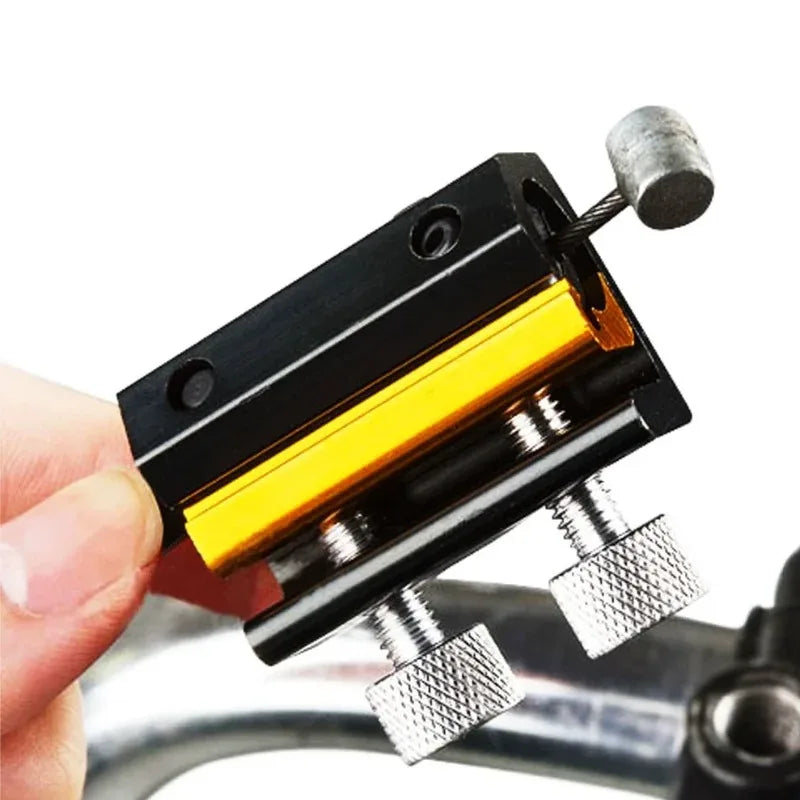 Motorcycle Dual-Head Anodized Aluminum - black