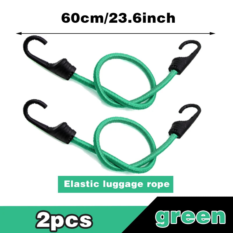 Bungee Straps – 2/4/6PCS Elastic Motorcycle Cargo Straps with Hooks