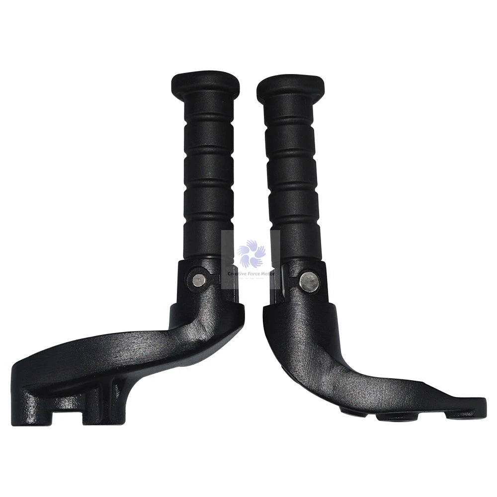 Indian Scout Rear Passenger Foot Pegs + Mount – Scout / Scout Bobber / Scout Sixty / Scout Rogue – 2015–2024 – Foldable Titanium Alloy – Metallic Black or Titanium Gray – $84–$85