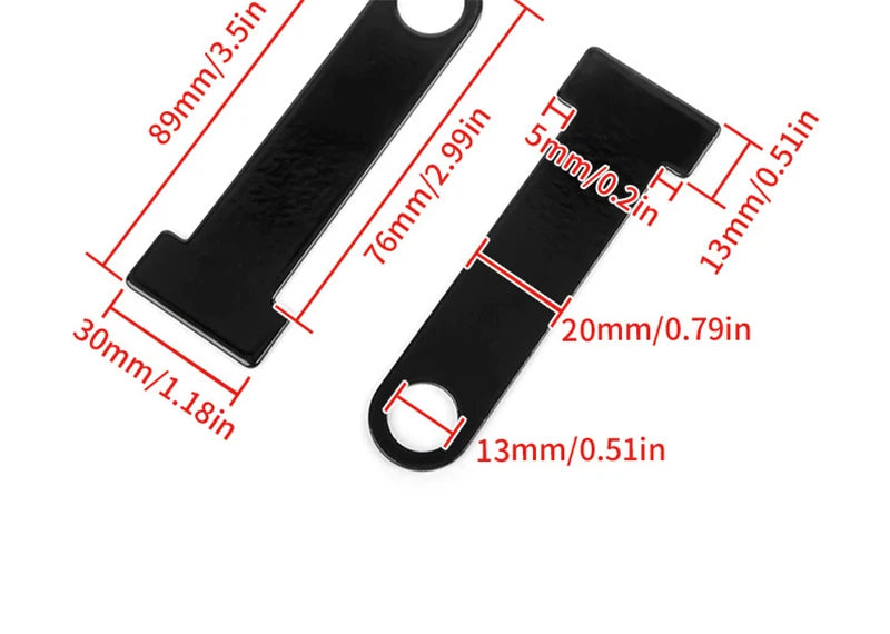 1 Pair Motorcycle Helmet Lock Buckle Anti-Theft Quick Release Fastener Secure Connector for Dirt Bike ATV Motorcycle Accessories – CNC Aluminum Alloy Black
