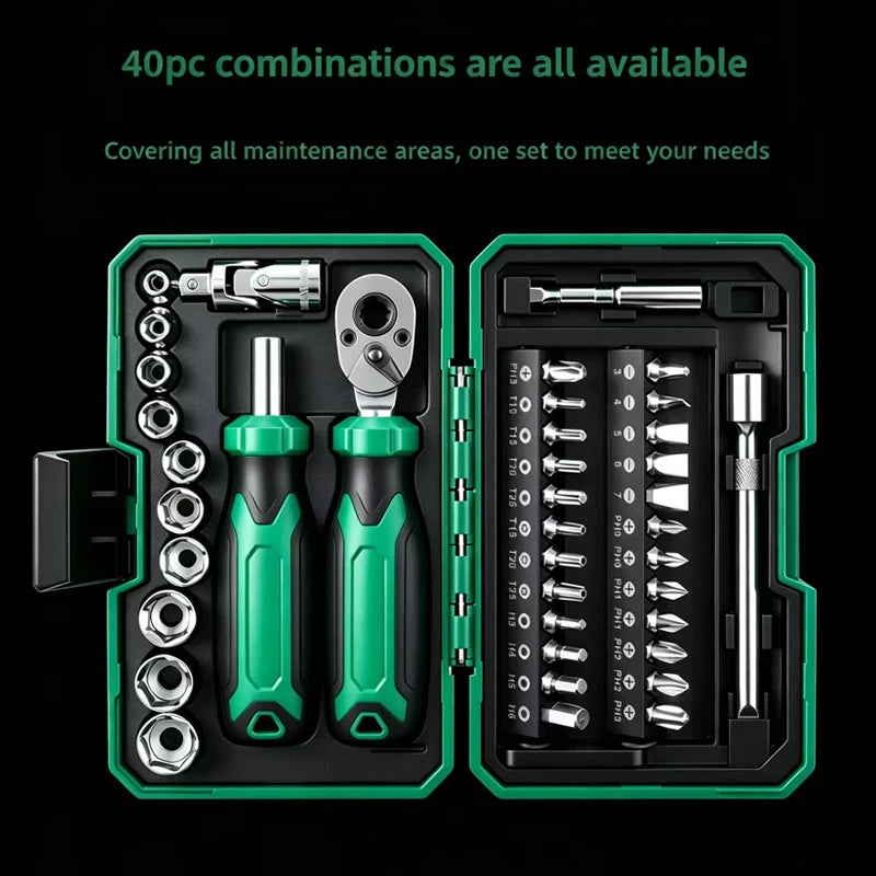 KKMO STAR BMW R1200GS R1250GS R1300GS Motorcycle Tool Kit – Chrome Vanadium Steel – 40Pcs ($72) or 16Pcs ($28) – Hard Case