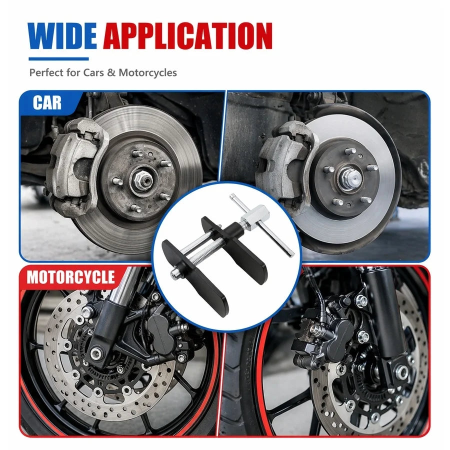 Butterfly Disc Brake Pad Spreader – Brake Disc Tools – Disc Brake Pump Regulator Motorcycle Piston Caliper Compressor Cylinder Tool – Black – $21
