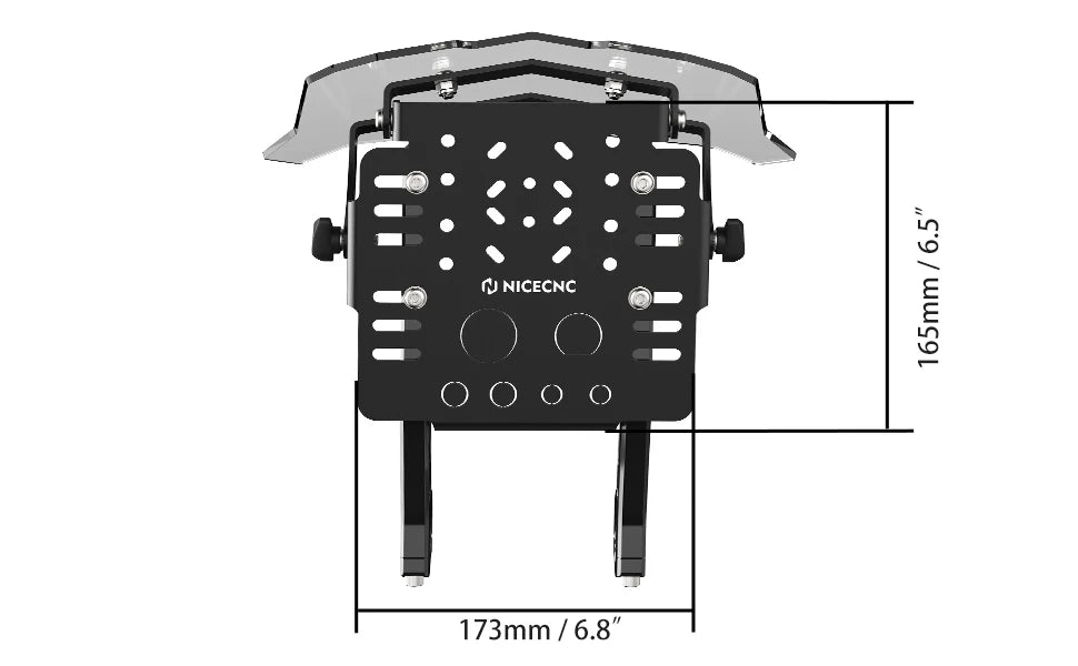GPS Mount Bracket – Mini Fairing Kit for KTM 690, EXC & Husqvarna 701