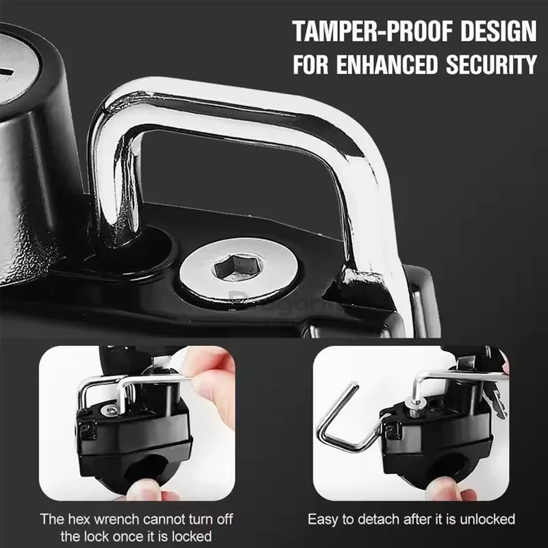 For BMW R 1200 GS LC R1200GS R 1200GS ADV Adventure Motorcycle Supplies Helmet Lock Anti-Theft Locker Locking Device Rustproof – Aluminum Alloy